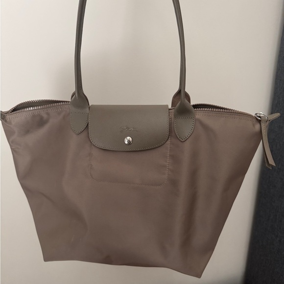 Longchamp Le Pliage Large Tote Neo Nylon in Taupe - Picture 1 of 7